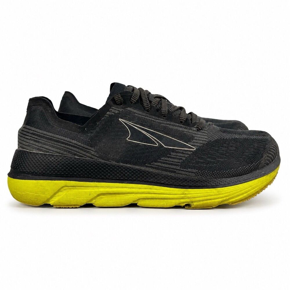 Altra Duo 1.5 Men’s Running Shoes Size 9.5 Gray Yellow Road Running Sneakers